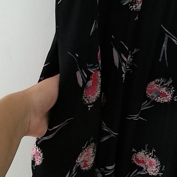 Emily& Fin Heather Retro Pom Pom Gloral A Line Semi Tailored Dress Size 8 - Picture 6 of 12